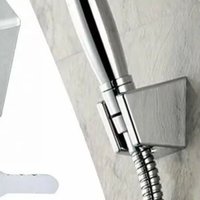 Shower Head Holder For Bothroom Adjustable Bathroom Shower Handset Holder Head Chrome Wall Mount Bracket 4.8x4.8x3cm