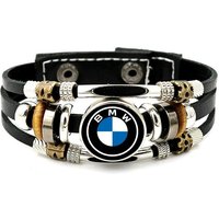 Car Bracelet Wristband Leather Wrist Band Men Women Gift For BMW E90 E92 M3 E60 E61 F10 F30 F48 G30 G38 X2 X3 X4 X5 X6 X7 M