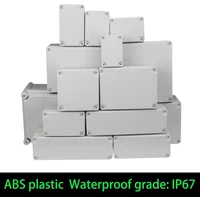 Waterproof Plastic Enclosure Box Electronic ip67 Project Instrument Case Electrical Project Box ABS Outdoor Junction Box Housin