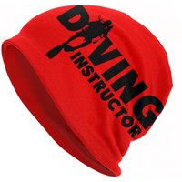 Diving Instructor Skullies Beanies Hats Scuba Diver Funny Dive Casual Men Women Outdoor Cap Warm Dual-use Bonnet Hat