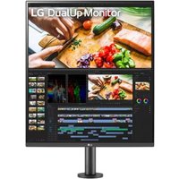 New 28MQ780-B 27.6-inch DualUp Display Equipped with Ergo Stand and Type-C Interface Business High-productivity Display