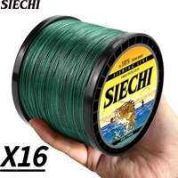 SIE PE Line X16 Strands Braided Fishing Line 300-1000M Multifilament Braided Fishing Line for Freshwater Saltwater Super Strong