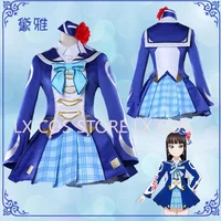 Love Live Sunshine Aqours OP2 Fight Song Takami Chika Sakurauchi Riko The Crew Cosplay Costumes Fancy Party Dress Uniform Outfit