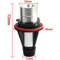 1Pc E39 E60 E87 X5 LED Angel Eye Ring Marker Side Light White Yellow LED Bulbs
