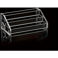 Transparent Multi-Layered Display Rack for Nail Polish, a Tiered Organizer for Cosmetics, Lipsticks, And Figurines on The Deskto