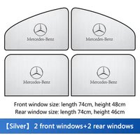 Car Sun Shade UV Protection Car Curtain Car Window Sunshade Protection Window Film For Mercedes Benz AMG W205 W204 W203 W111 GLA