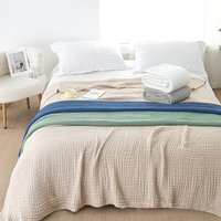 Cotton Muslin Baby Blanket Large Size 6 Layer Gauze Blankets Kids Adult Summer Quilt Bedding Thicken Bath Towel
