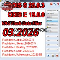 Oprogramowanie GEKO ODIS 2026 do S.eat, linie do pobierania, zdalne pobieranie ODIS 25.0.3, programator CNP do O-DIS, oprogramowanie samochodowe ODIS.
