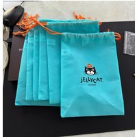 New Blue Kawaii Non woven Fabric Dust Handbag Cute Doll Gift Storage Bag Packaging for Collectible Items