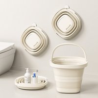Collapsible Bucket Large Capacity Portable Space Saving for Car Washing Camping Fishing Travel Gardening
