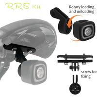 RRSKIT Holder For GOPRO For Magicshine RN120 Tail Light Holder Double Hole Adapter Seat Cushion Bow Mounting Bracket Accessories