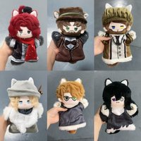 25CM Game Identity V Cosplay Evelyn Mora Weeping Clown Ann Lucky Guy Thief Disciple Magician Plush Hand Puppet Pendant Gifts