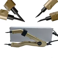 A Best Smart Mini Adjustable Temperature Heating Sharp Tip Hair Extension Iron, Fusion Hair Extension Iron Keratin Bonding Tools