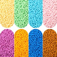 3mm 220pcs Effect of The Lacquer That Bake Charm Czech Glass Seed Beads for Jewelry Making DIY Handmade Bracelet Accessories