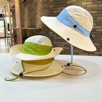 Unisex Summer Quick-Dry Fisherman Bucket Hat, Breathable Hollow Out Foldable Fishing Cap Design, For Women Men Beach Hiking