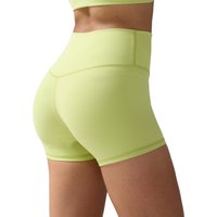 AliExpress ZHUMU GYM Solid Color Women Fitness Sport Yoga Short Running Cycling Women's Leggings Quick Dry Breathable High-Waisted Yoga Shorts