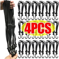 AliExpress NONE Universal Elastic Strap with Hooks 4-Claw Motorcycle Luggage Net Helmet Rope Adjustable Cargo Tie Down for Bike Bicycle ATV Moto