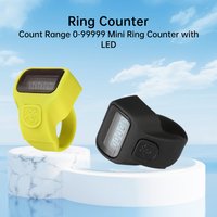 Ring Finger Counter LCD Electronic Digital Display Tally Counter Clicker for Stitch Marker Sewing Weave Buddha Pray