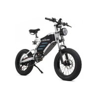 AliExpress RZOGUWEX X5 Adult Electric Bike 1000W All Terrain Electric Bike 48V25Ah Battery 20 Inch Fat Tire Off-Road Electric Bike