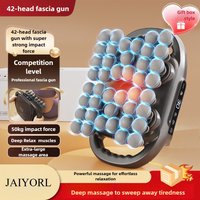 42 Head Fascia Gun Muscle Massager Back Cervical Vertebra Electric Massage Gun Multifunctional Large area Relaxation Waist