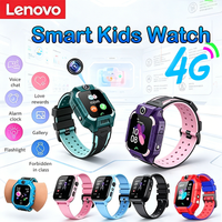 Lenovo 4G Kids Smart Watch 8K Camera SOS GPS Tracker Sim Card Call Waterproof Child Watch for Boys Girls Birthday Gift Android