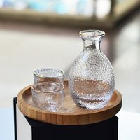 Japanese Sake Jug Set, Wine Glasses, Crystal Pot, Wine Tank Cup Set, Flagon Liquor Glass Dispenser, Creative Wine Cup, Gifts