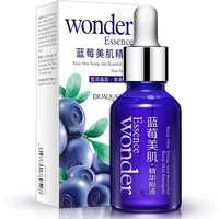 BIOAQUA Blueberry Wonder Essence Serum Face Lifting Anti Aging Wrinkle Serum of Youth Organic Cosmetic Charm Liquid Skin Care