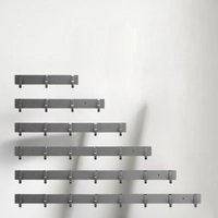 Metal Hook Strong Adhesive Wall Mounted Bathroom Wall Without Punchkitchen Bathroom Clothes Hanger Load-bearing Adhesive Hook