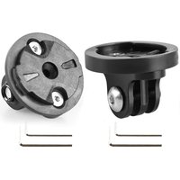 1PCS Bike Computer Mount Bicycle Camera Headlight Holder Adapter Aluminum Alloy Holder For Garmin Gopro Male/female Bracket