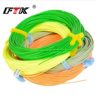 FTK 100FT 30.5M Fly Fishing Line Sinking Top Tip WF4F-WF8F Weight Forward Fly Line Accessories Inner Braided Line