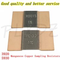 5PCS 3920 5930 1% precision manganese copper patch milliohm resistor R001 R002 R003 R004 R005 1mR 1mΩ sampling shunt resistor
