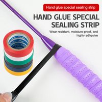New 1/5Pcs Multicolor Sweat Band Sealing Tape Badminton Racket Anti-slip Sweatband Fixing Stripe Anti-slip Handle Accessory