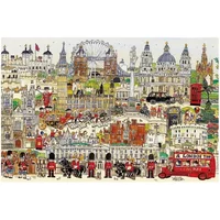 75*50cm Adult 1000 Pieces Jigsaw Puzzle Pictorial London Landscape Landmark Paintings Stress Reducing Toys