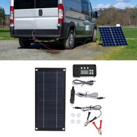 Solar Panel Kit Portable Solar Kit 100A Monocrystalline Silicon High Conversion Rate High Output Efficiency for RV