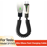 For Tesla CarPlay USB C to Type C PD 60W Super Fast Charging Cable For iPhone 15 Pro Max Samsung Galaxy S24 Model Y 3 X S Series