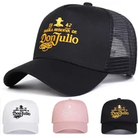 Unisex DON JULIO Letter Embroidery Baseball Net Caps Spring and Summer Outdoor Adjustable Casual Hats Sunscreen Hat Sports Cap