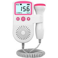 3.0MHz Fetal Doppler Infant Antenatal Heart Rate Monitor Home Doppler Stethoscope Maternal Home Fetal Monitor