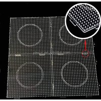 4Pcs/Hama Beads 5.0/2.6mm Large Pegboards Board for Perler Tool Fuse Beads Square Jigsaw Puzzle Template for Educational Toys