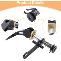 Folding Bicycle Seatpost Clamp For Brompton Ultralight Titanium Axle Bike Seat Post Clamp Quick Release Bike Accessories