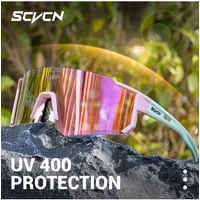 AliExpress SCVCN Color Photochromic Cycling Glasses Men MTB Cycling Sunglasses Women Road Bike Glasses Outdoor Sports Bicycle Sunglasses