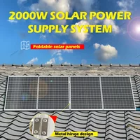2000W 12V Solar Panel Charger DC System with 100A Controller Ideal for Outdoor Camping Charging Mobile Phones and Car Batteries