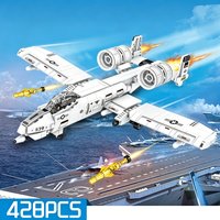 Military Fighter Jet Building Blocks Set, Army Aircraft Model Kit, Perfect Birthday, Christmas Gift for Aviation Fans