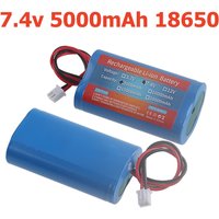 7.4V 3000mAh/5000mAh Rechargeable Battery 18650 2S2P Batteries For Bluetooth speaker,Solar light,Monitor+Protective board