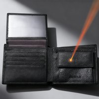 Retro Genuine Leather Men's Short Wallet with Name Engraving Card Holder Simple Zipper Coin Pocket Money Clip Male Purses