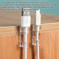 USB Cable Wire Cord Clip No Drilling Transparent Multi-Model Under Desk Cable Clip Adhesive Wire Holder Keeper Organizer