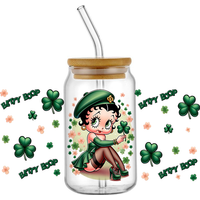 Trendy women design Customizable UV DTF Cup Wraps 16oz For DIY Mugs Bottles Craft Decoration uv dtf transfer sticker