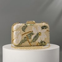 2026 Embroidery Dinner Bag Handmade Decal Sequins Clutch Bag Evening Bag Random Pattern