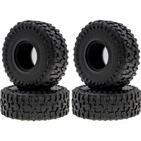 4pcs 1.9 Inch Rubber Tyre 116*45mm For 1/10 Rc Crawler Car Traxxas Trx4 Axial Scx10 Wraith Scx10 Yikong Rgt Wrangler 1.9 Wheel