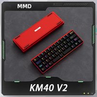 MMD KM40 Wireless Mechanical Keyboard 3-mode Hot-Swap Aluminum Custom Designer 40% O-Ring Office Gaming Keyboard VIA/QMK Gifts