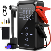 Tragbarer Auto-Starthilfegerät mit Luftkompressor, 1500A 26800mAh Tragbare Starthilfebox, Powerbank & Starthilfekabel für ALLE Benzin- und 8L-Dieselmotoren, Luftpumpe 12V Auto-Batterie-Booster